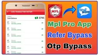 Mpl Pro App Otp Bypass || Unlimited Refer Use Text Now App [ Live Proof ]