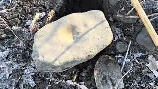 Native American Nutting Stone ~ Conemaugh River ~ Pennsylvania Native American Artifacts