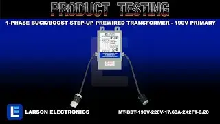 1-Phase Buck/Boost Step-Up Prewired Transformer - 190V Primary - 220V Secondary - 20 Amps - 50/60Hz