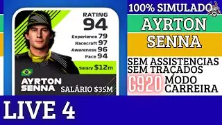 Criei uma equipe do zero no F1-25 e só vou parar quando conseguir contratar Ayrton Senna (Carreira)