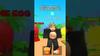 Eating Simulator be like 😂💀 #roblox #shorts #eatingsimulator #fyp #relatable #emotionaldamage #funny