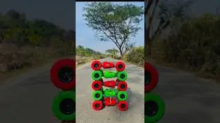 Wow red & green Rc remote control Moka car 🚀😱