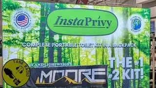 Complete Portable Toilet kit, InstaPrivy at Moore Expo 2024