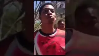 it's watermelon inside the watermelon guy with his watermelon shirt on