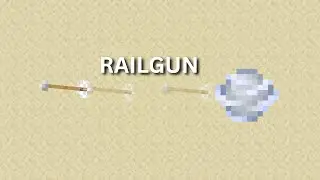 Minecraft Wind Powered Railgun