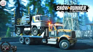 SnowRunner  Part#94 Solo Player Bulid & Drive Mods testing Game Play With  Steering  Wheel & Shifter