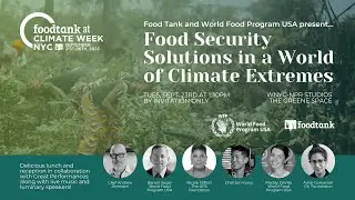 Food Security Solutions in a World of Climate Extremes