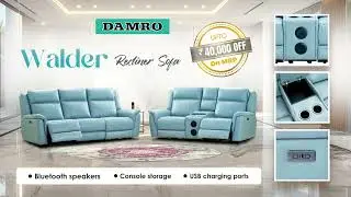 Best Recliner Sofas by Damro (2025) | Leather, Headrest & Comfort Compared! | Damro Furniture