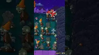 Final Wave in Level 2-7 on PvZ Replanted #pvz #pvzgameplay #plantsvszombies #pvzreplanted
