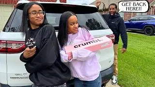 When your daughters STEAL your car to go to CRUMBL COOKIE