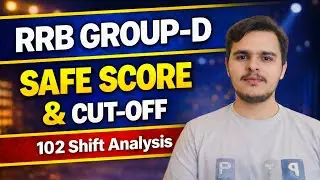 RRB Group-D Cut-off 2025 🔥 All Shift Analysis 💯 Safe Score क्या ? RRB Group-D Safe Score 2025 