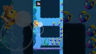 #shorts 32 Fishdom ads Mini Game hungry fish  #masgamerszone  #fishdom