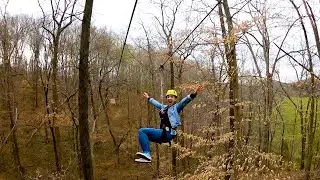 Zipline and Aerial Challenge Combo near Nashville