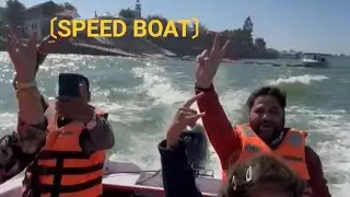 hanuwantiya island 🏝 full speed boat ride #indiancities #original #power #music #ganga #newvedio #om