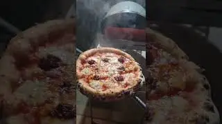 N'duja pizza fresh out the Gozney Roccbox #pizza #roccbox #neapolitanpizza #gozney #food #pizzaoven