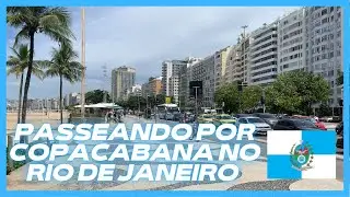 Passeando por Copacabana no Rio de Janeiro 💙✈️