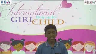 International Girls Child Day 2023 | Save Girls, Educate Girls Speech by Students