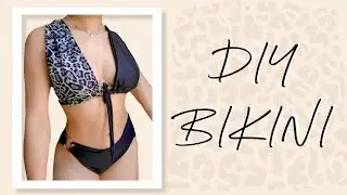 Cómo hacer Bikini con aro - PATRON GRATIS #costura #bikini #trajedebaño
