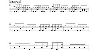 All The Small Things | blink 182 - Easy Drum Sheet Music