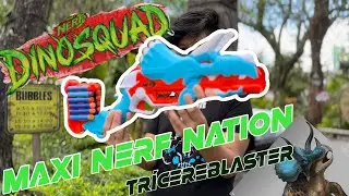 REVIEW Nerf tricerablaster 🤠🤠🤠🤠