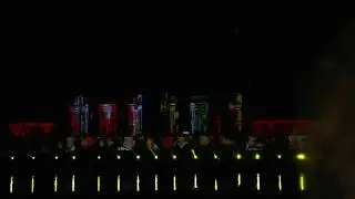 Lichtshow und Feuerwerk - Dresden - Tag der deutschen Einheit Dresden - 02.10.2016 - 2.Teil