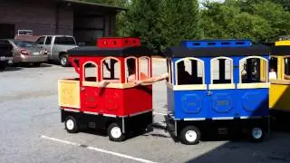 True American Classics, Inc. presents the BellaTori&trade; 4-4-0 electric trackless train.