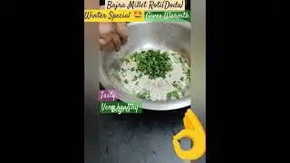 Winter Special-Hot Bajra Millet Methi Gajar Lasson Roti(Doda) #healthy #milletsrecipe#breakfast