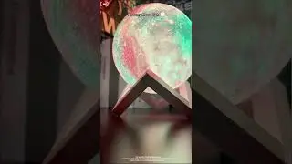 🌕 Transform Your Space with This Stunning Moon Lamp #3DMoonLamp  #MoonLamp  #LEDLighting  #3DPrinte