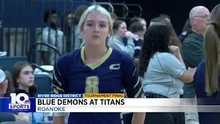 Hidden Valley v Christiansburg River Ridge Volleyball final