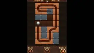 Roll the Ball: slide puzzle 2 - Basic A Level 17 walkthrough