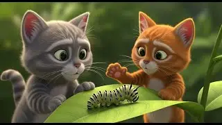 The Kittens&rsquo; Garden Adventure &bull; Exploring Nature for the First Time 🐱🌷