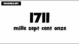 How to pronounce 1711 in French