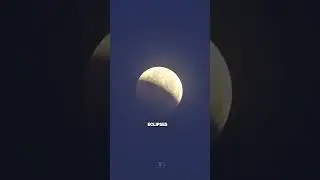 Это лунное затмение происходит только раз в 19 лет!🤯 #астрономия