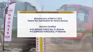 BROSIS INTERNATIONAL | Bollard Crash Test | K4 , K 12 | MIRA CERTIFICATE