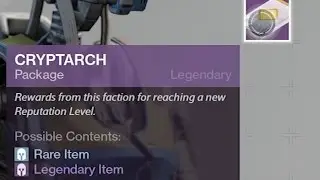 Destiny Cryptarch Package