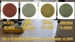 Diamantpads, vloerpads die werken!