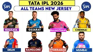 IPL 2026 New Jerseys : MI, CSK, KKR, LSG, GT, SRH, DC, RCB, PBKS IPL 2026 Jersey