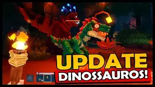 GRANDE ATUALIZAÇÃO! TODOS OS DINOSSAUROS DO HYTALE ADICIONADOS NA ZONA 4