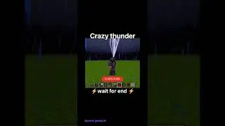 ⚡Crazy Minecraft Thunderstorm Machine! Automatic Lightning Trap! #shorts #minecraft #gaming
