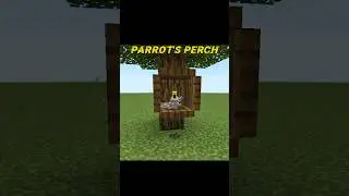 Make cute parrot house like me❤️🌷... #shorts #minecraft #trending