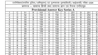 UKPSC Sub Inspector Exam 2024 Official Answer Key Out🔥उप निरीक्षक उत्तर कुंजी जारी🎉Online Objection