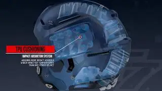 Schutt F7 Helmet clip 02 TPU Cushioning