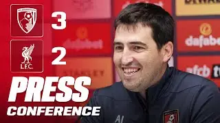 Andoni Iraola Post-Match Press Conference | Bournemouth 3-2 Liverpool
