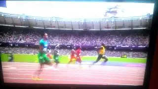 Men's 200 Meter Heat 1 2012 London Olympics