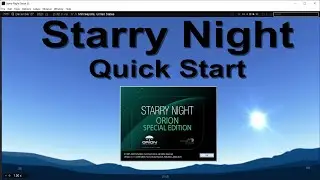 Starry Night astronomy software quick start guide