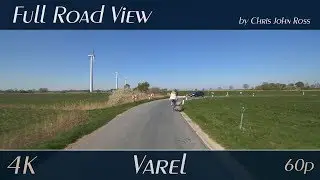 Varel, Landkreis Friesland, Germany: Grodenchaussee - 4K (2160p/60p) Ultra HD