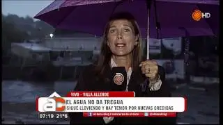 Lluvia en Villa Allende - Móvil de Roxana Martínez  - Arriba Córdoba