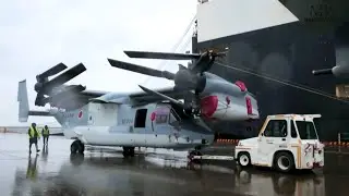 JGSDF V-22 Drop Off in Iwakuni: Strengthening the Japanese Military Fleet