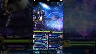 FFBE - Iron Giant Ext - 3 turns OBAMA with Terra and Shui Yu