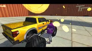 Grand Taxi Monster Truck Driving Stunt Racing Game - Monster Truck Driving  - Android GamePlay